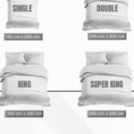 Duvet Cover Set Hotel Quality Stripes Satin Bedding Duvet Cover Set with 2 Pillowcases, Reversible Cozy Soft Breathable Bed Covers Bedding Accessories