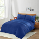 Bedding Accessories Elegant Microfiber Crushed Velvet Panel Duvet Cover Set – All Size | Stylish Bedding Sets