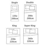 Bedding Accessories Elegant Microfiber Crushed Velvet Panel Duvet Cover Set – All Size | Stylish Bedding Sets