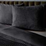 Ultra-Soft Microfiber Satin Stripe Duvet Cover Set with Pillow case - Hotel Quality Bedding in Different Sizes - Single, Double, King, Super King UK Size