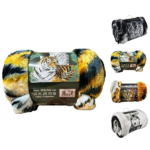 Luxury Super Soft Mink Faux Fur Animal Print Blanket Bed Sofa Chair Throw Double Size [150cm to 200cm]-Trends and bend