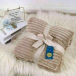Hotel Style Soft Chunky Cord Ribbed Blanket, Super Soft & Breathable Mink Throw, Mink Blanket , Over Sofa Bed Luxury Large Fluffy Blankets Roll Double & King Size-Trends and bend