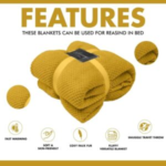 Super Soft Chunky Cord Ribbed Blanket, Mink Throw, Mink Blanket , Over Sofa Bed Luxury Large Fluffy Blankets Roll Double Size-Trends and bend