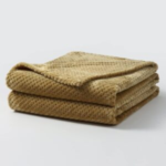 Soft Blankets Pompom Waffle Throw Mink Blanket - Warm, Extra Soft and Breathable for All Seasons in Versatile Color Range - UK Size Double & King-Trends and bend