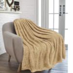 Soft Blankets Pompom Waffle Throw Mink Blanket - Warm, Extra Soft and Breathable for All Seasons in Versatile Color Range - UK Size Double & King-Trends and bend