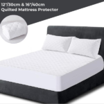 Luxurious Quilted Mattress Protectors in 12''/30cm & 16''/40cm Depth - Super Soft Fitted Style White - Mattress Single 4ft Double King Super King All UK Sizes-Trends and bend