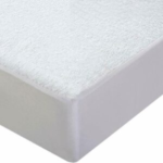 Luxury Waterproof Terry Mattress Protector in White, Matress Topper Single Size, Non-Noisy & Breathable, Single, 4FT/Small Double, Double, King, Super King Sizes-Trends and bend