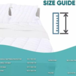 30cm Extra Deep Quilted Mattress Protector - Microfiber, Elastic Skirt, Breathable & Washable-Trends and bend