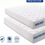 Microfiber Mattress Protectors with All Around Elastic in 12''/30cm & 16''/40cm Depth