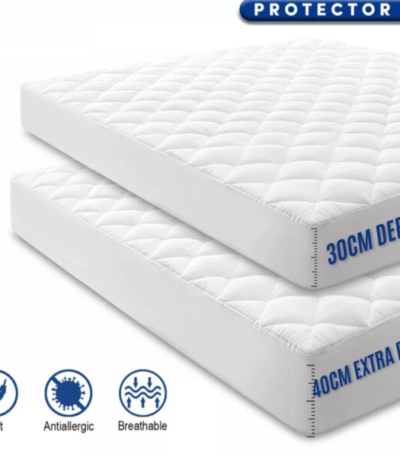 Microfiber Mattress Protectors with All Around Elastic in 12''/30cm & 16''/40cm Depth