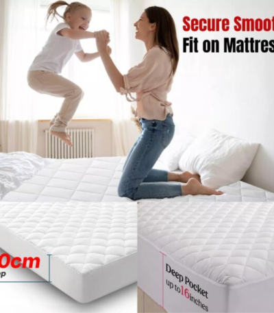 Hotel Quality Microfiber Mattress Protectors with All around Elastic in 12''/30cm & 16''/40cm Depth-Trends and bend