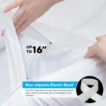4" Deep Mattress Topper Luxury Soft Hotel Quality Microfiber with Elastic Straps-Trends and bend