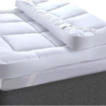 4" Deep Mattress Topper Luxury Soft Hotel Quality Microfiber with Elastic Straps-Trends and bend
