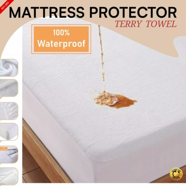 Terry Towel Waterproof Mattress Protector-Trends and bend